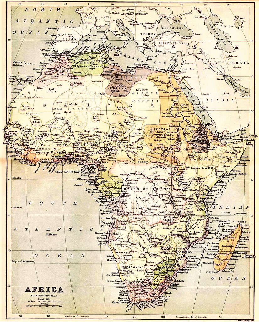 mapa africa antiguo