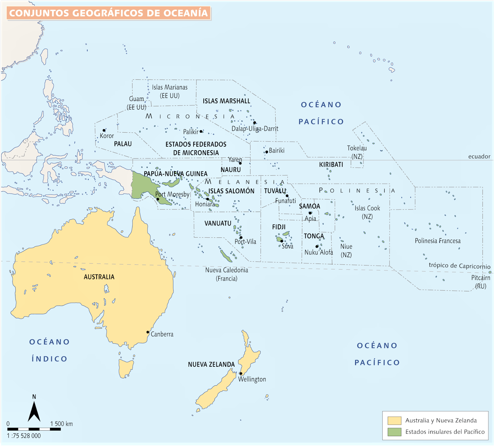 Mapa Da Oceania Para Imprimir Imagens.