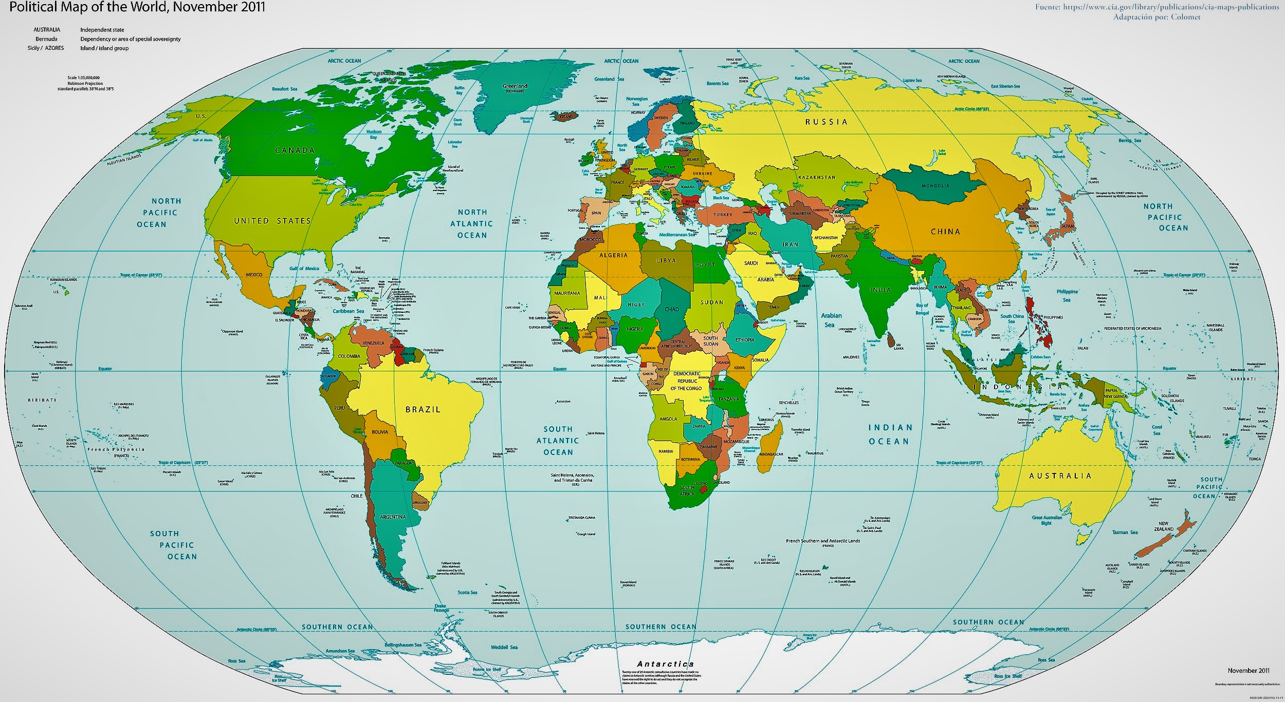 ⊛ Mapamundi Político 🥇 【 Los Mejores Mapas Políticos Del Mundo 5709